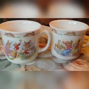 🐰 Bunnykin cups - set of 2 1936 Royal Douton U.K.